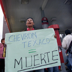 Chevron fights potentially historic damages case