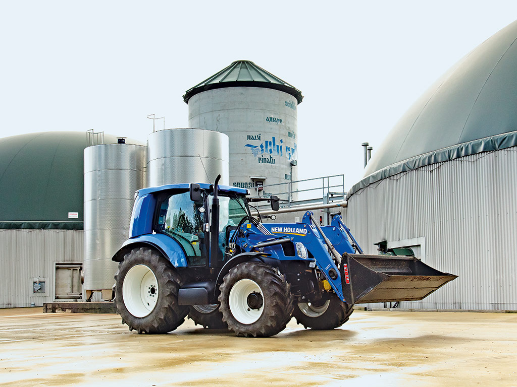 New Holland is investing in methane technology to reduce the environmental impact of farming