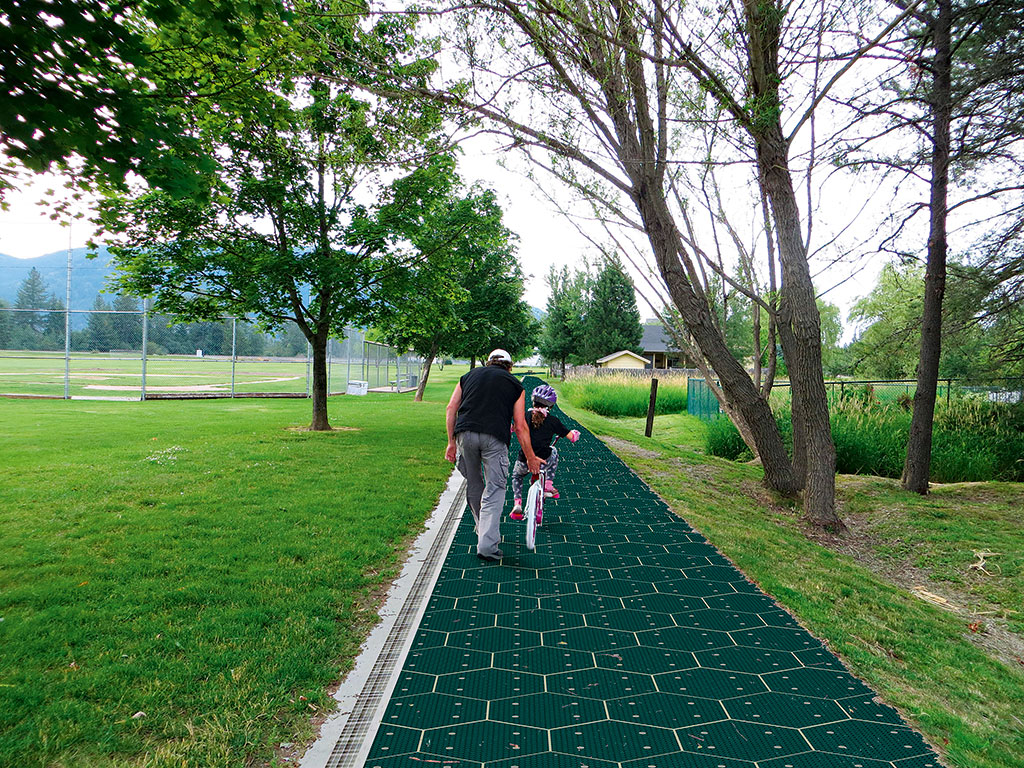 Solar Roadway Bicycle Path