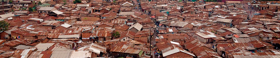 The Kataanga slum in Kampala. Falling oil prices have left Uganda one of the most heavily indebted countries in the world, despite its abundance of natural resources