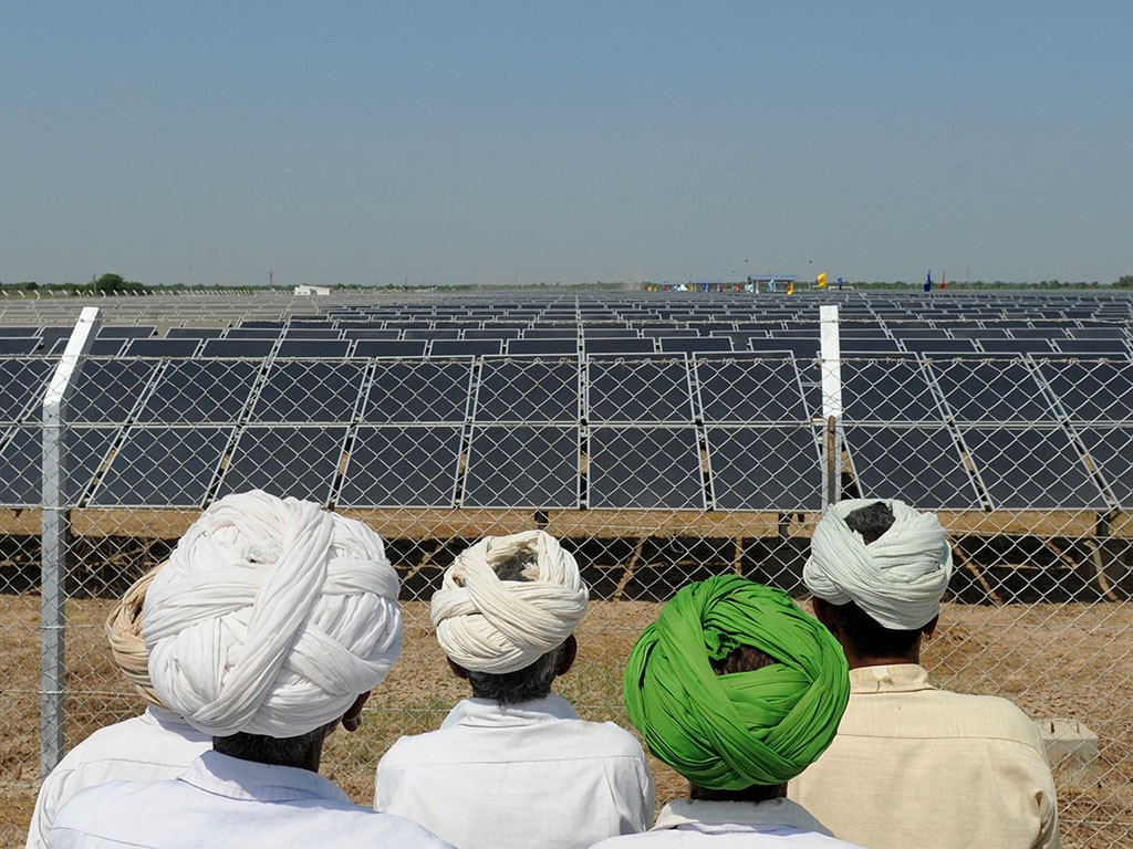 Indian solar farm