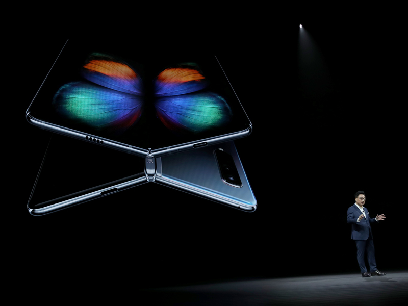 Samsung launched its newest model, the Galaxy Fold, at the Samsung Unpacked event on February 20